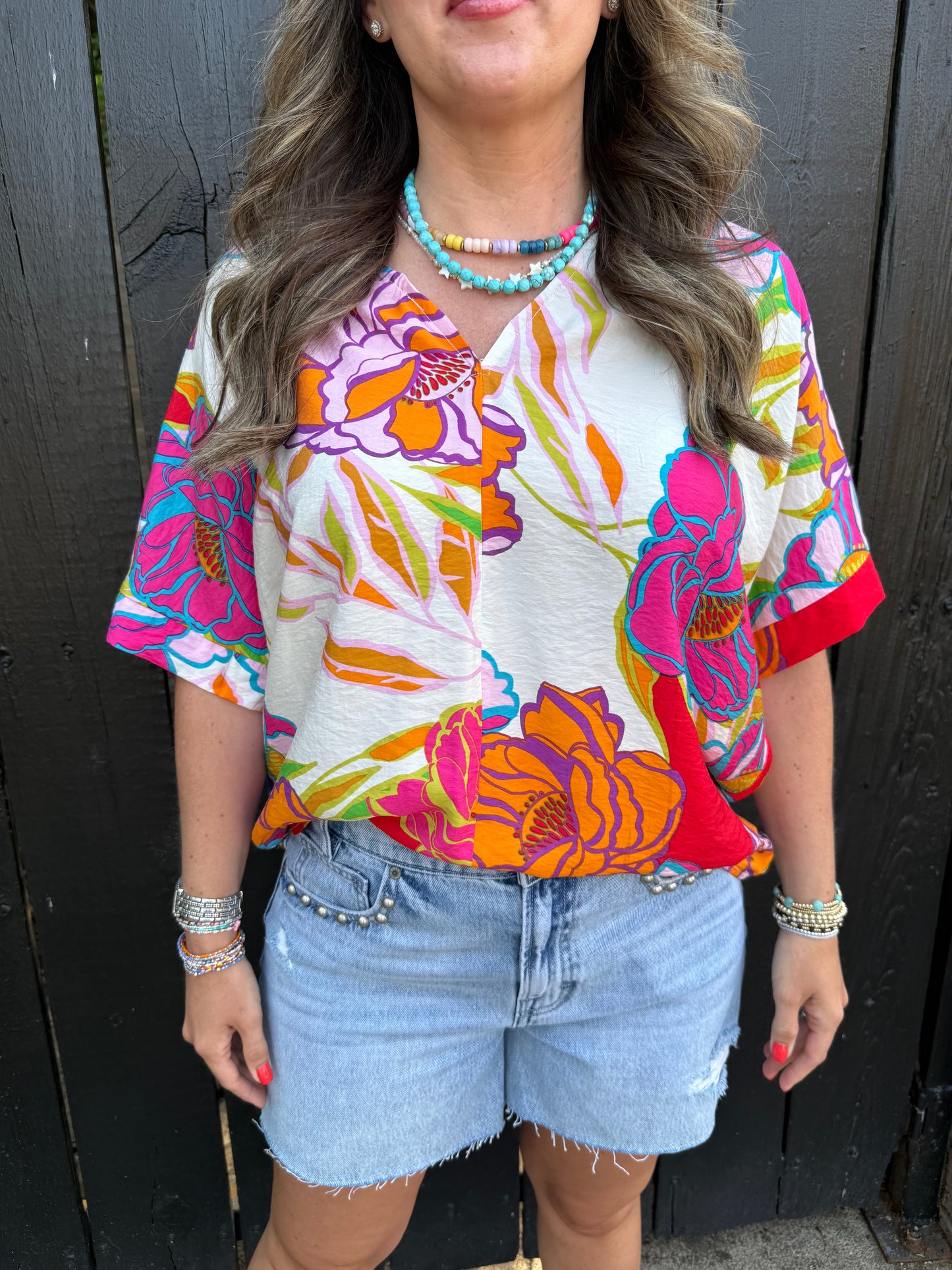 Cova Floral Top
