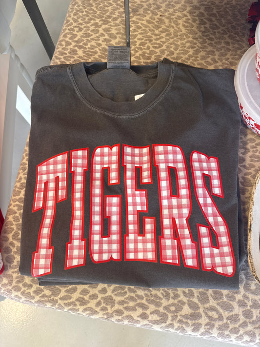 Tigers Gingham Tee