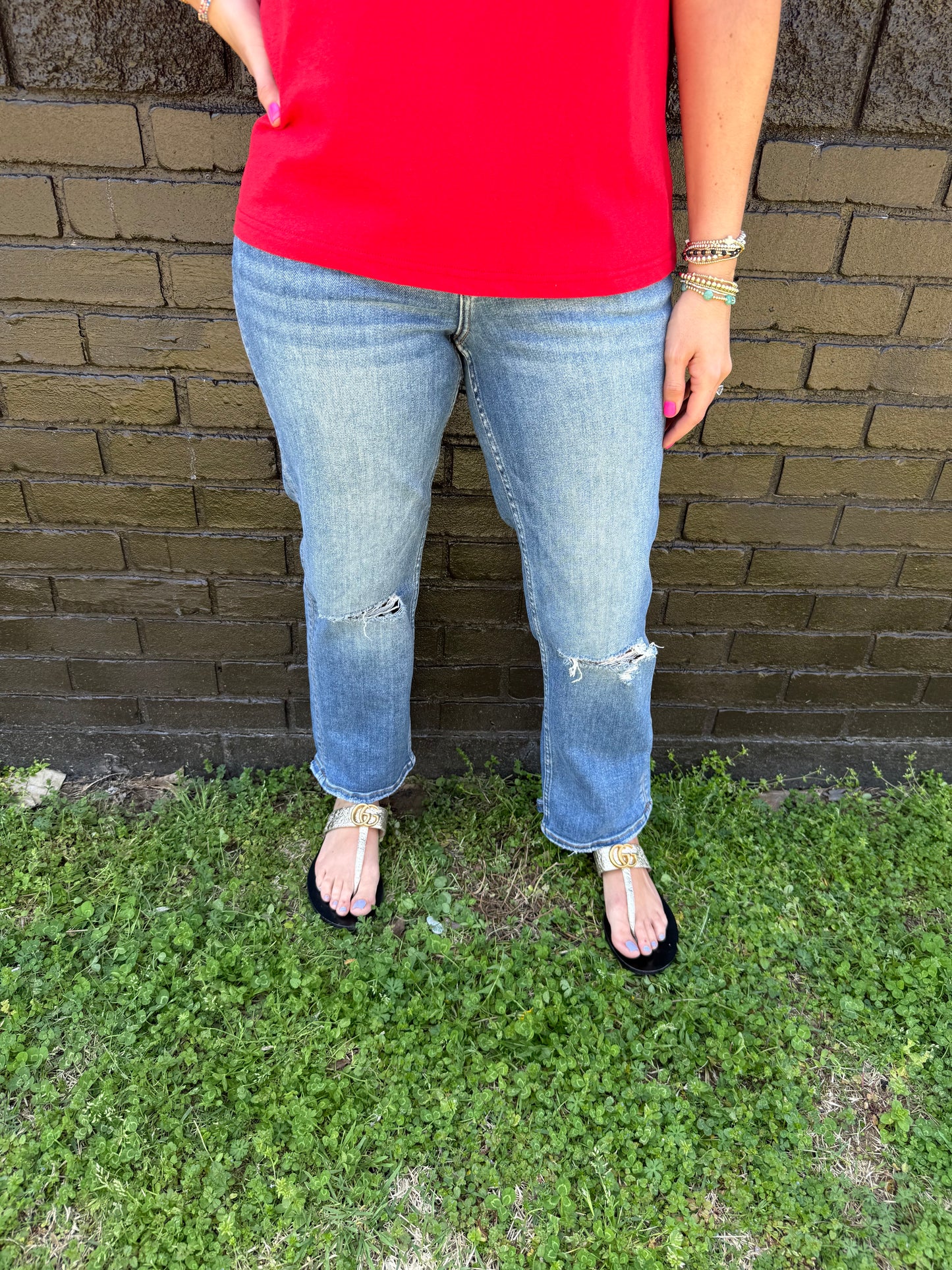 Hannah High Rise Crop Jean
