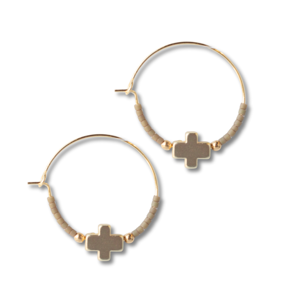 Faithful Earrings: Gold