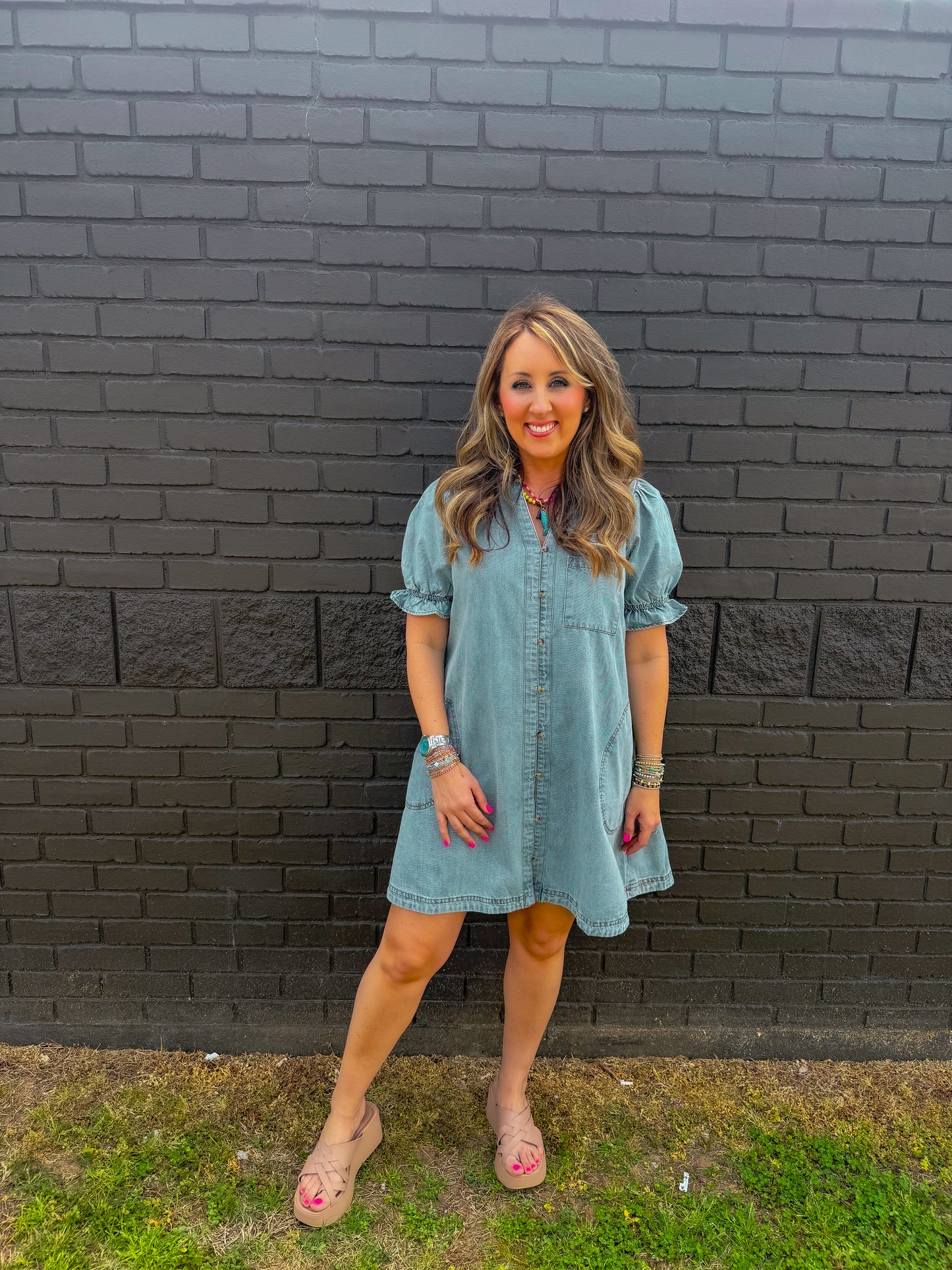 Sundazed Denim Dress