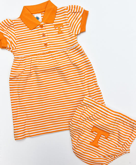 TN Stripe Dress/Bloomer