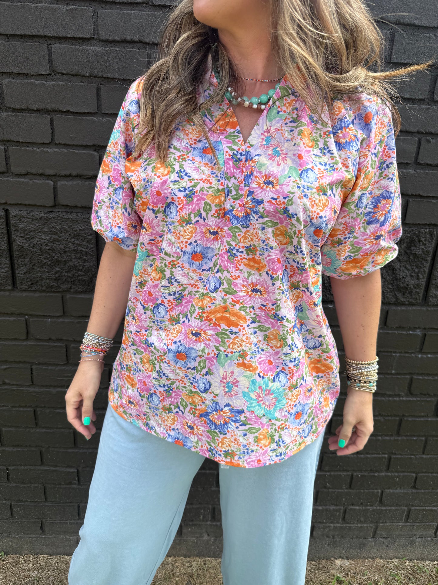 Josie Floral Top