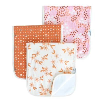 Copper Pearl Burp Cloths Rue