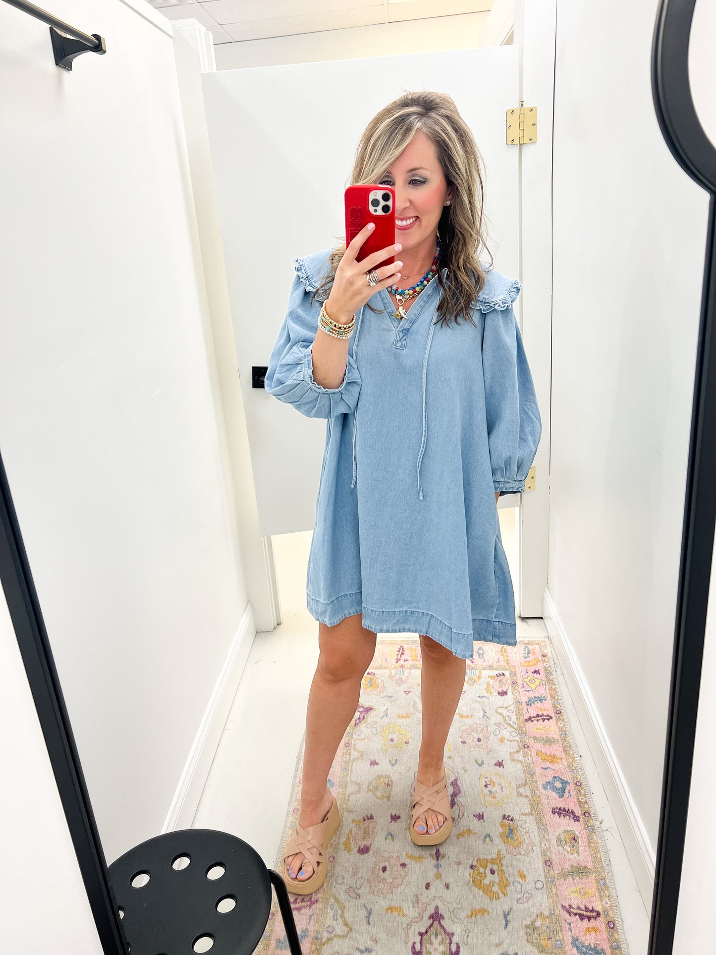 Millie Denim Dress