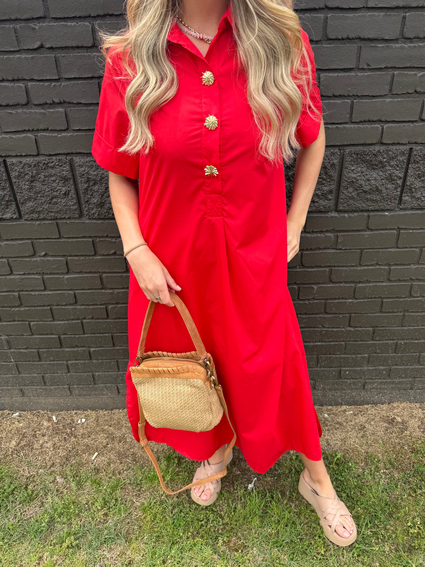 Darling Red Midi