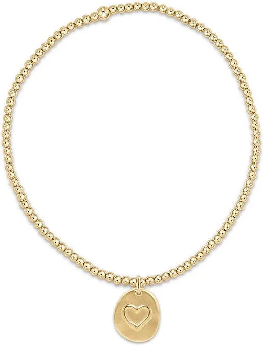 Extends Gold 2mm Love Inspired Small Charm