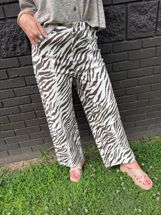 Banks Zebra Pants