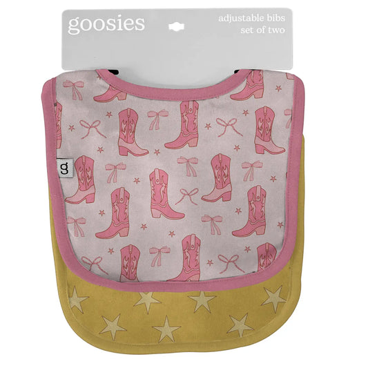Goosies Cowgirl Boots and Stars Bibs