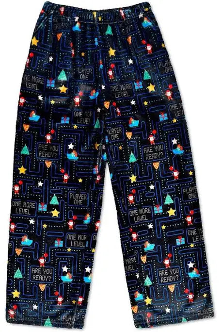 Game On Santa Plush Pants