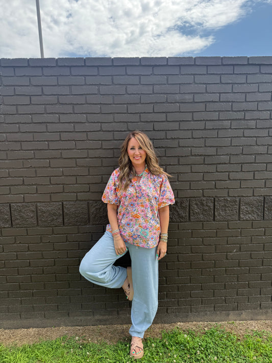 Josie Floral Top