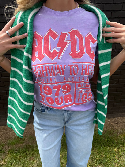 ACDC Burnout Tee