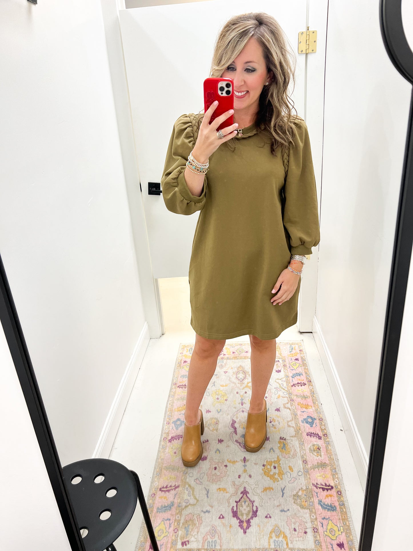 Odin Olive Dress