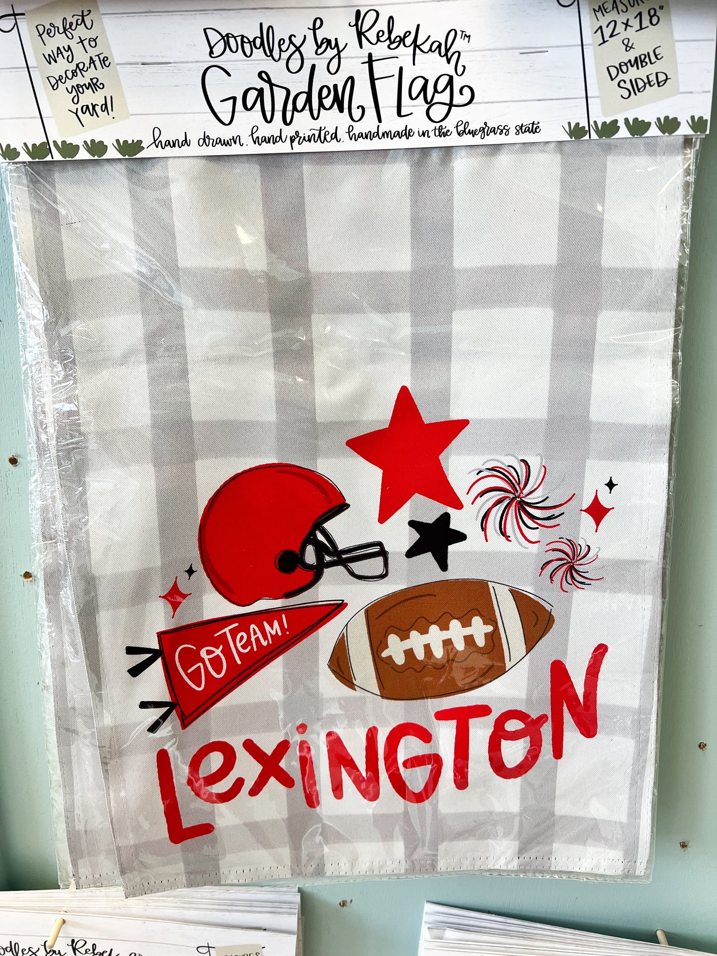 Lexington Football Pride Garden Flag