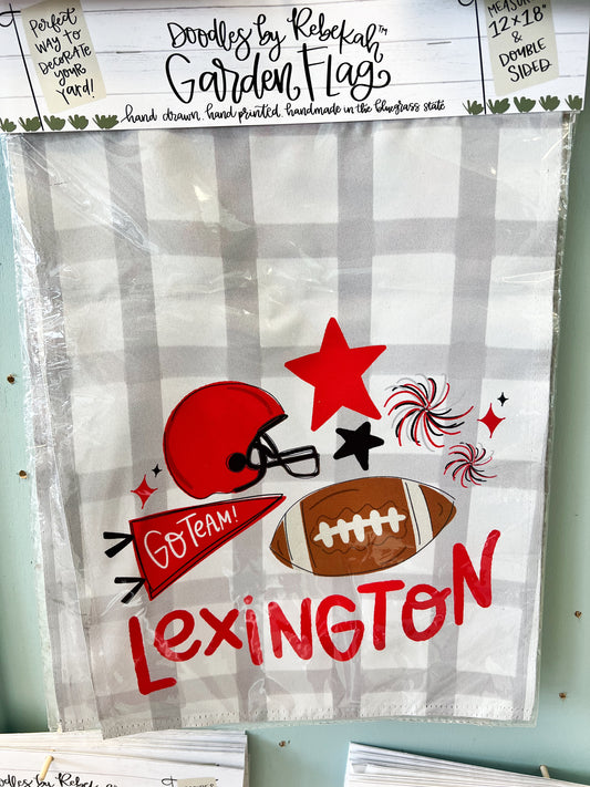 Lexington Football Pride Garden Flag