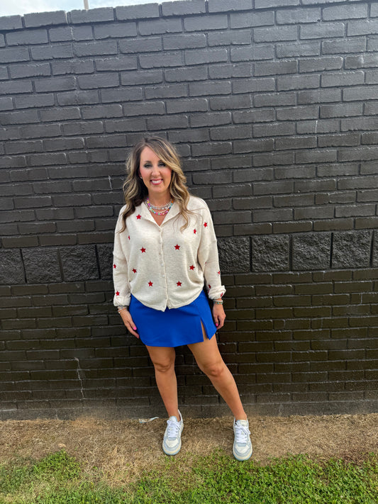 Piper Cardigan Stars
