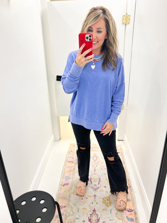 Rosie Crewneck Blue