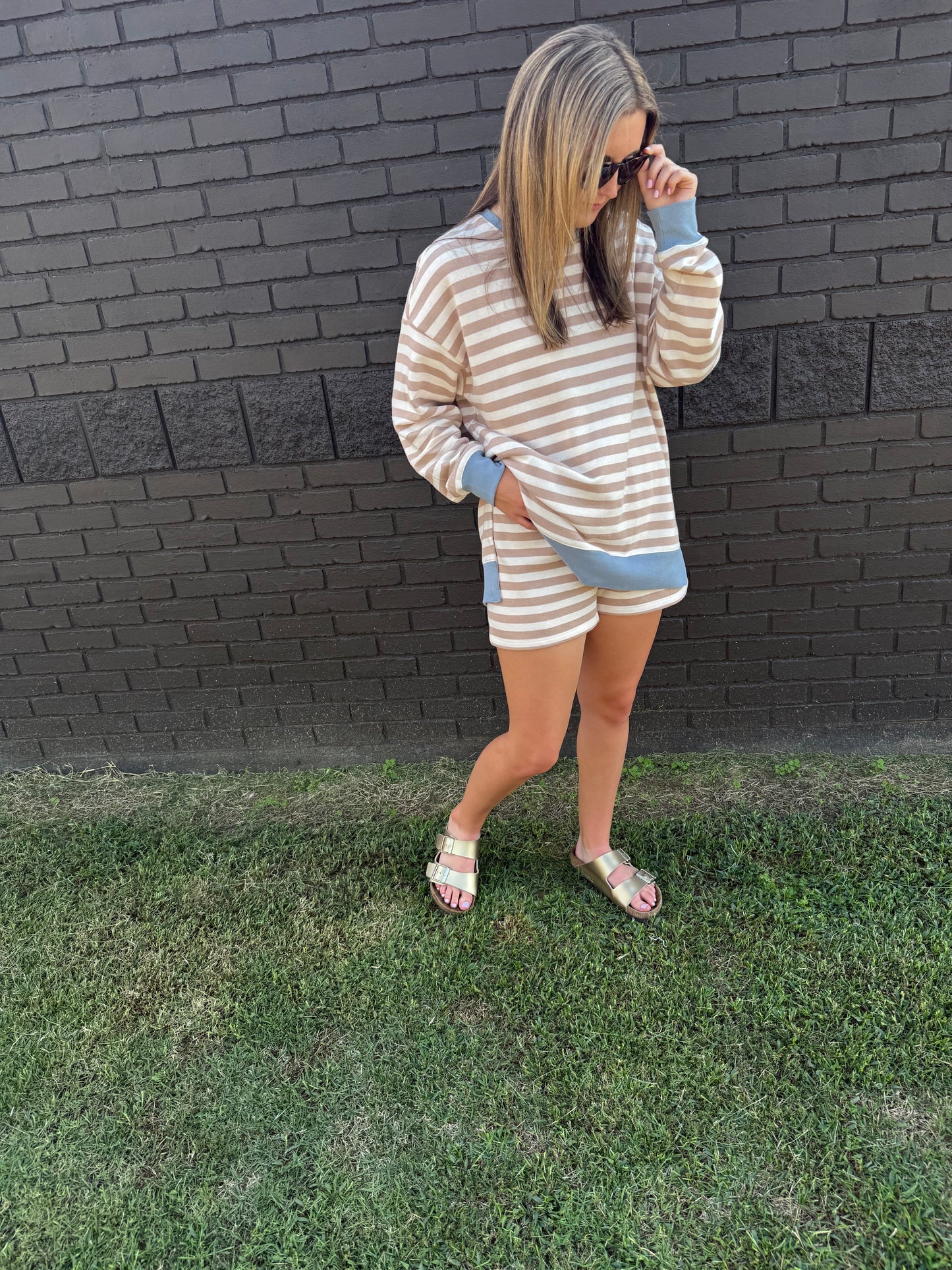 Z Supply Low Key Stripe Short