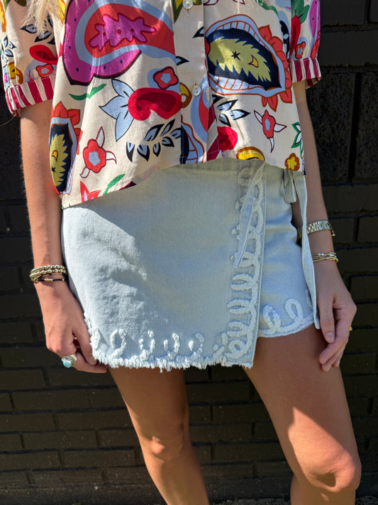 Scallop My Way Skort