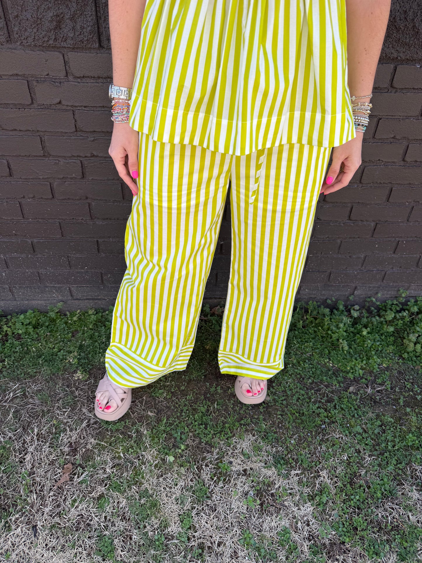 Kiwi Stripe Pants