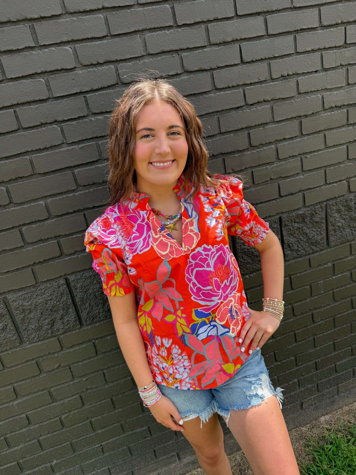Reign Floral Top