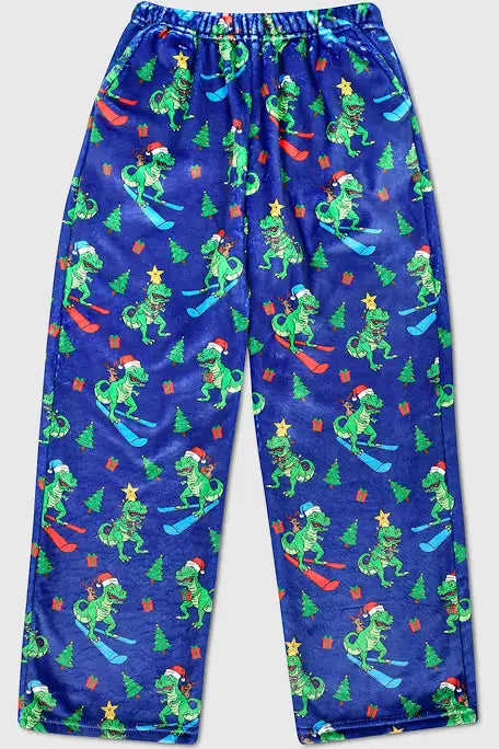 Roaring Dino Plush Pants