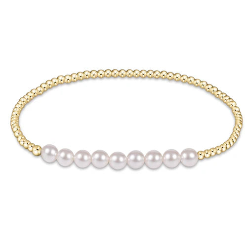 E Newton Beaded Bliss Pearl 5mm Bracelet