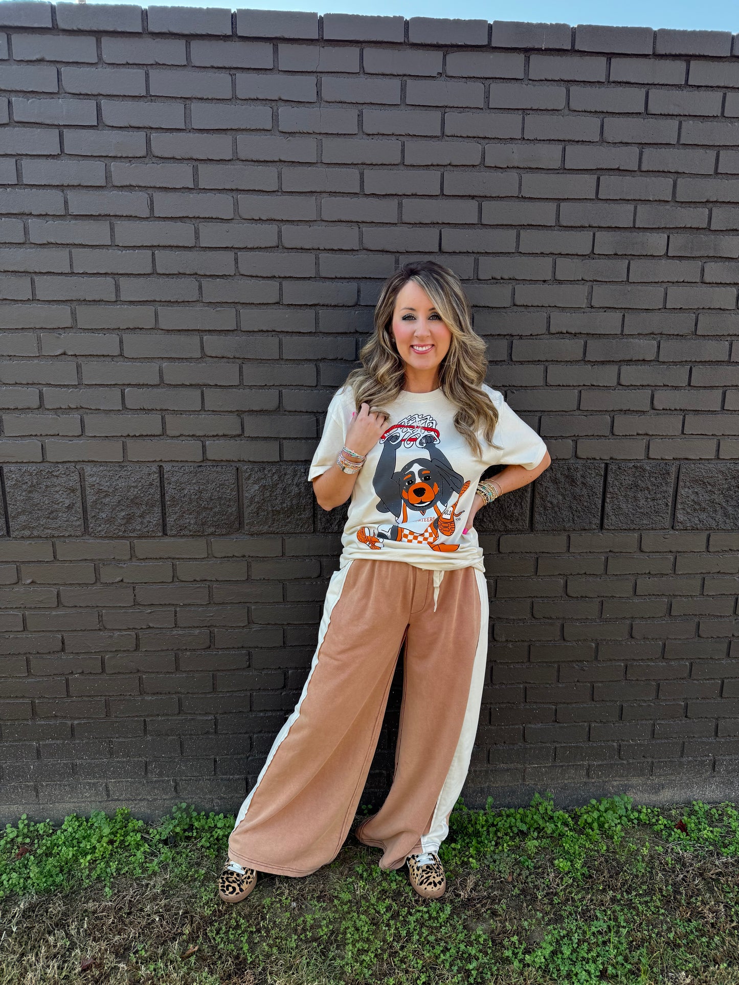 Tennessee Vols Double Baller Off White Heavyweight Tee