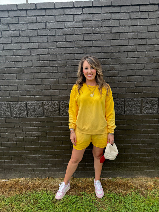 Yara Yellow Sweatshirt