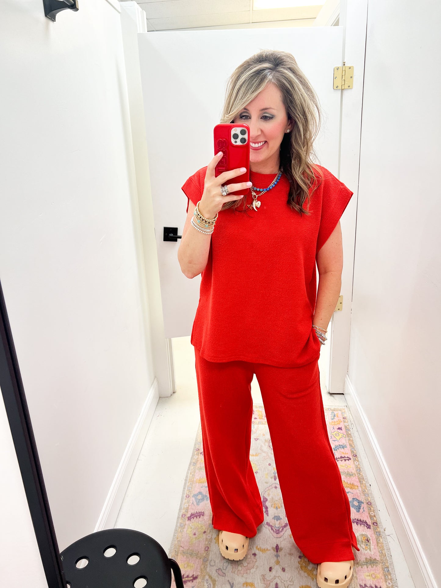 Darby Pants Red