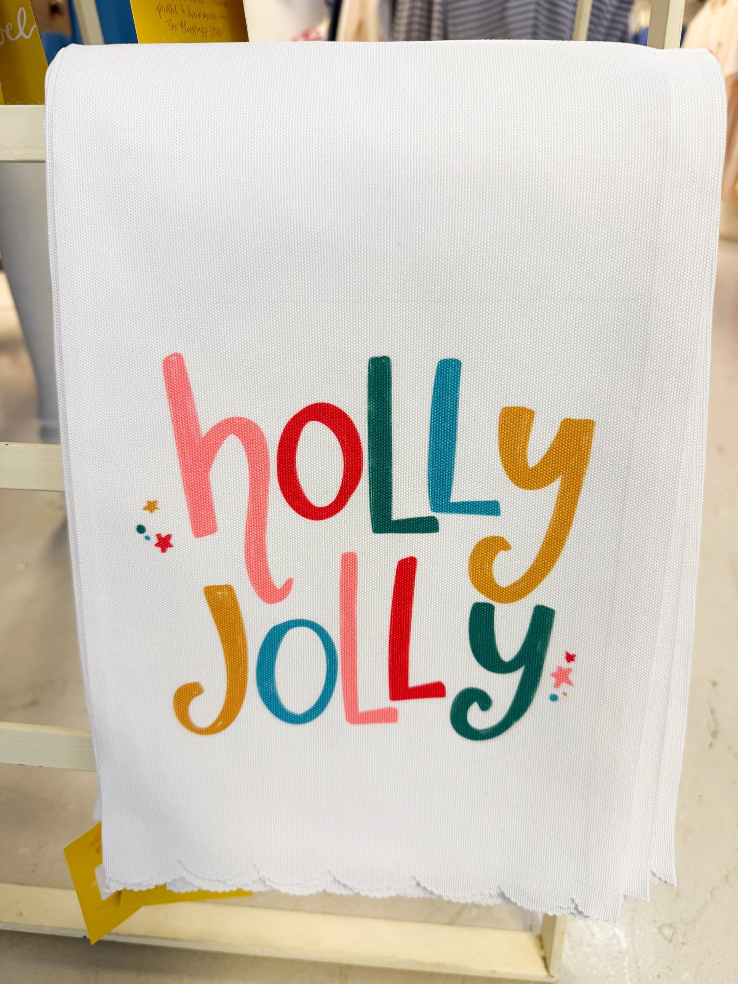 Holly Jolly Tea Towel