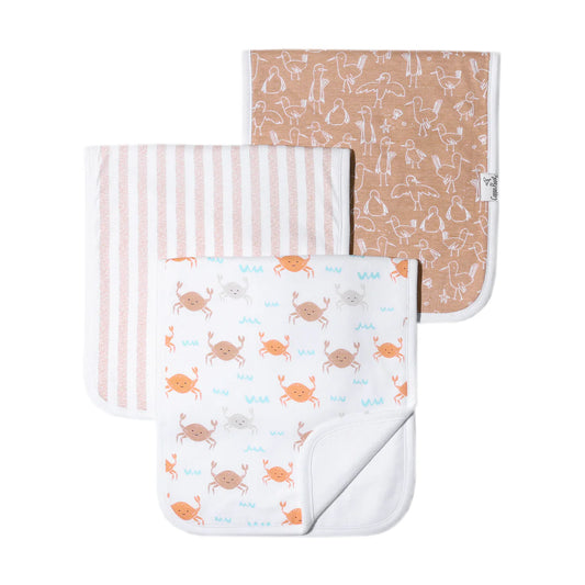 Copper Pearl Burp Cloths Tide