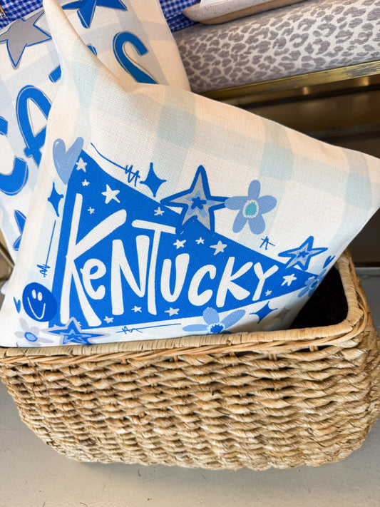 Kentucky Whimsy Square Pillow
