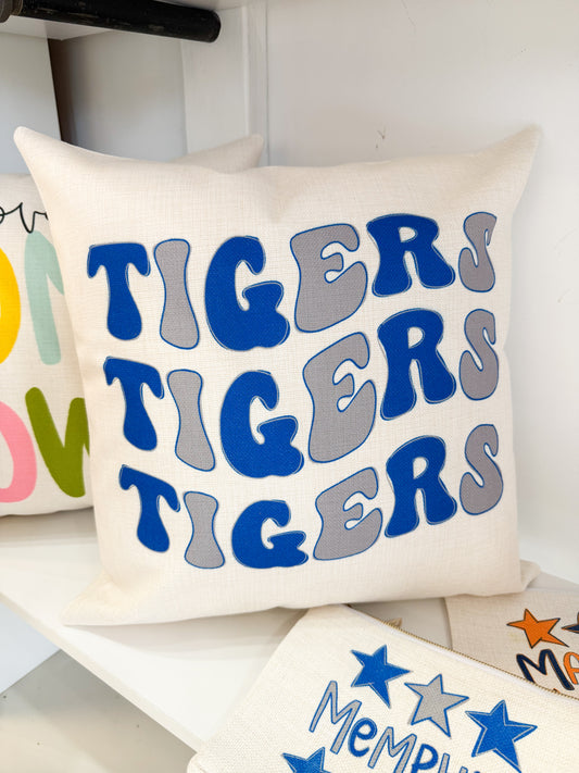 Tigers Square Pillow
