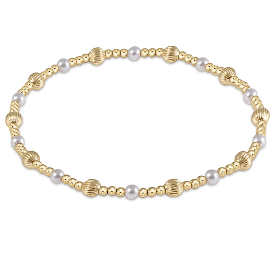 E Newton Dignity Sincerity 4mm Pearl Bracelet