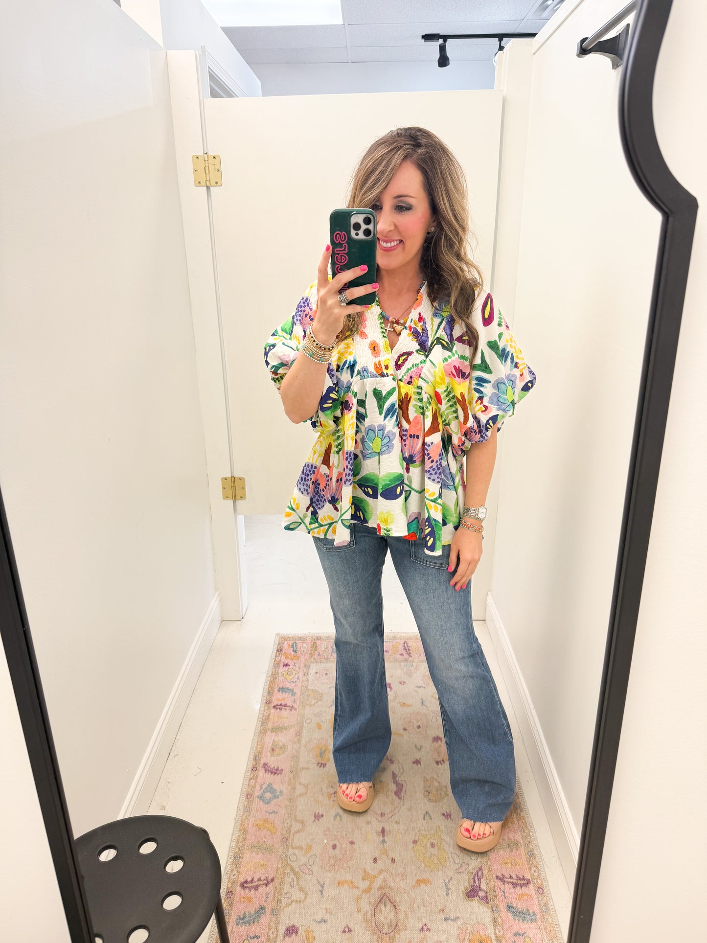 Happi Flare Jean w/ Patch Pocket
