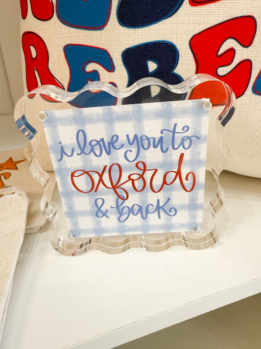 Oxford Acrylic Frame