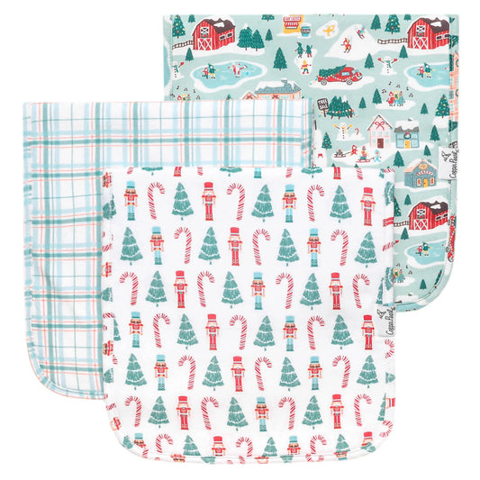 Copper Pearl Burp Cloth Set Nicholas