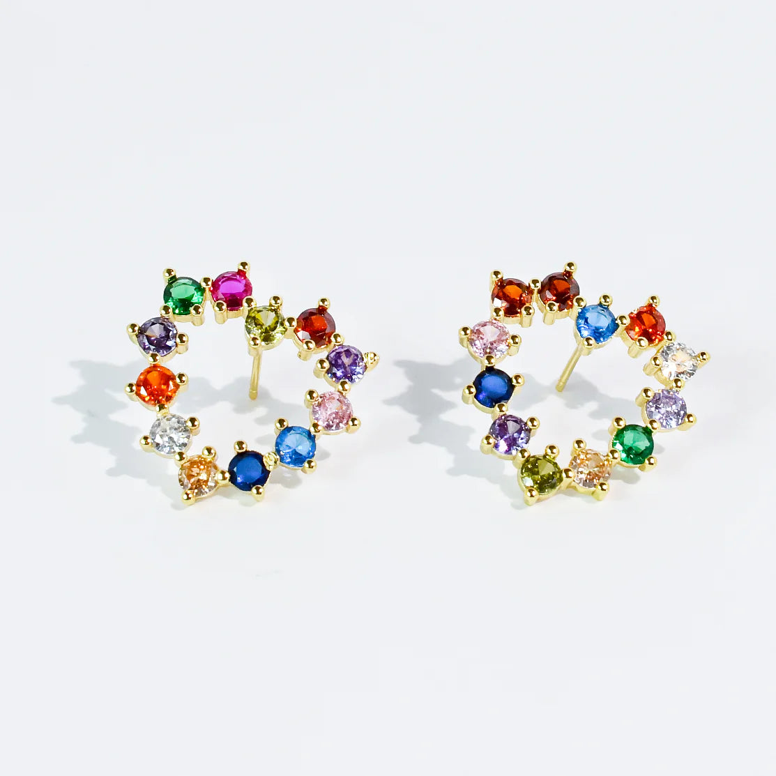 Sparkle Heart Studs