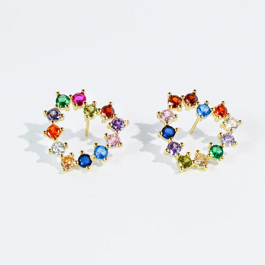 Sparkle Heart Studs