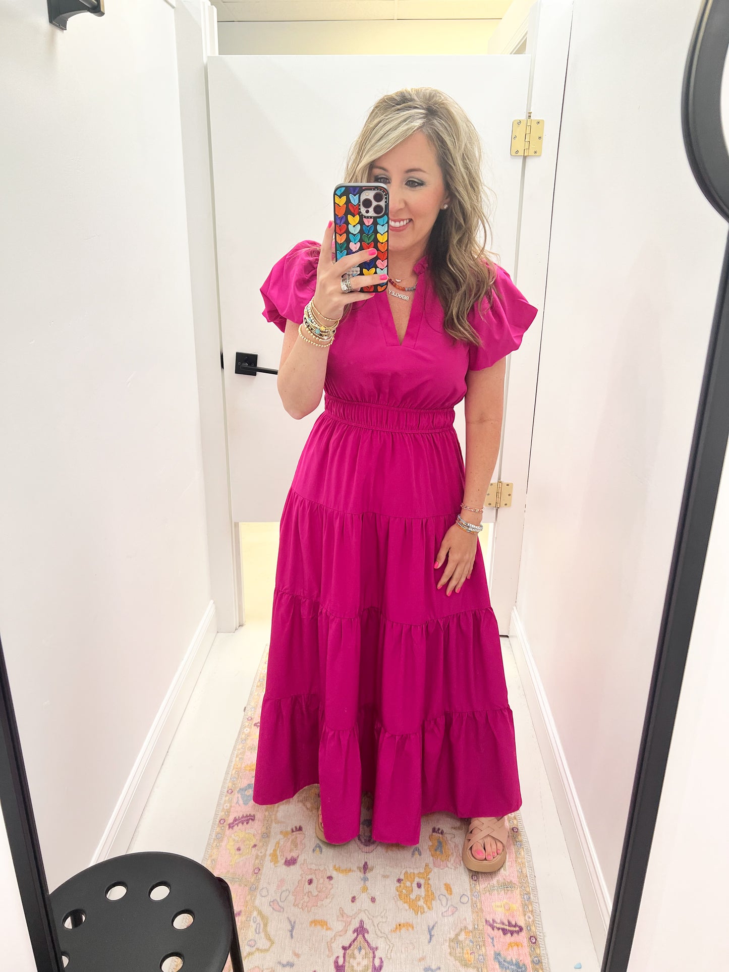 Livvie Magenta Maxi