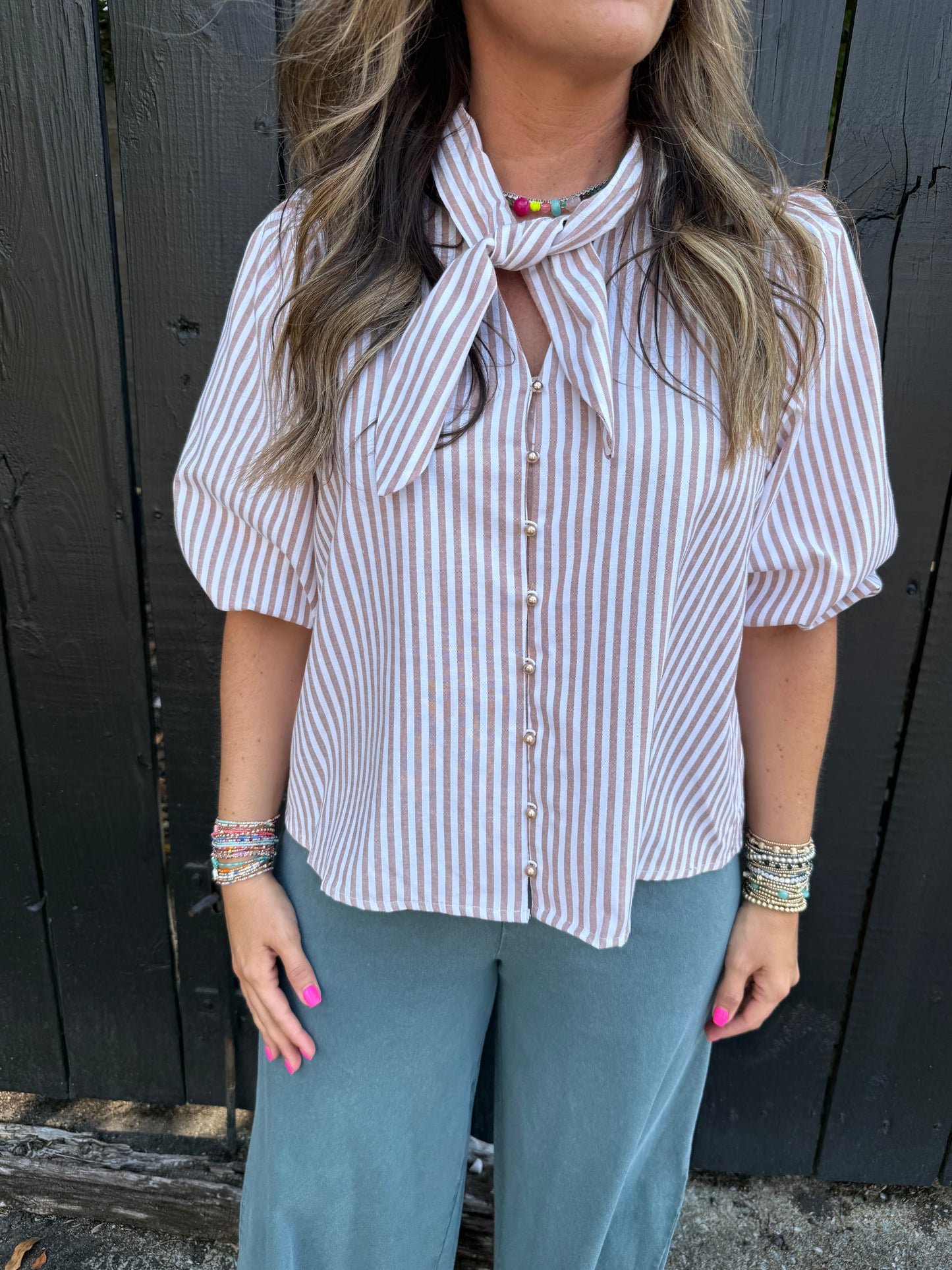 Sicily Stripe Top