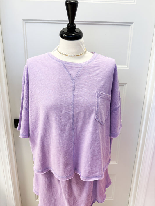 Lila Lilac Top