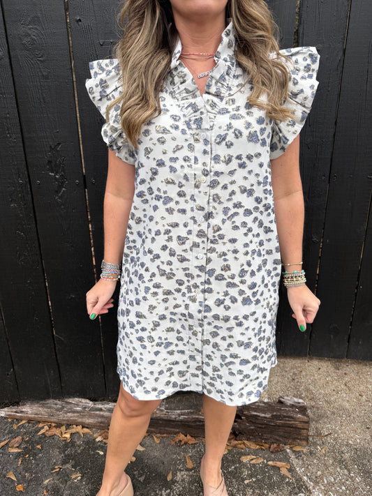 On The Town Leopard Dress