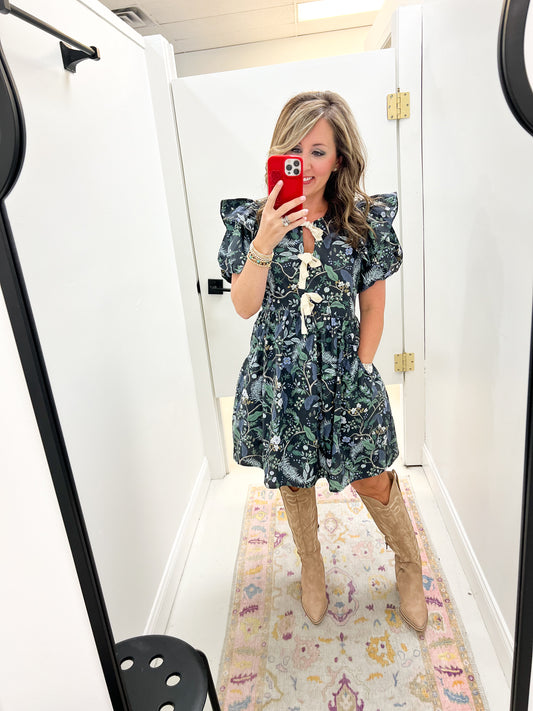 Cohen Bow Floral Dress