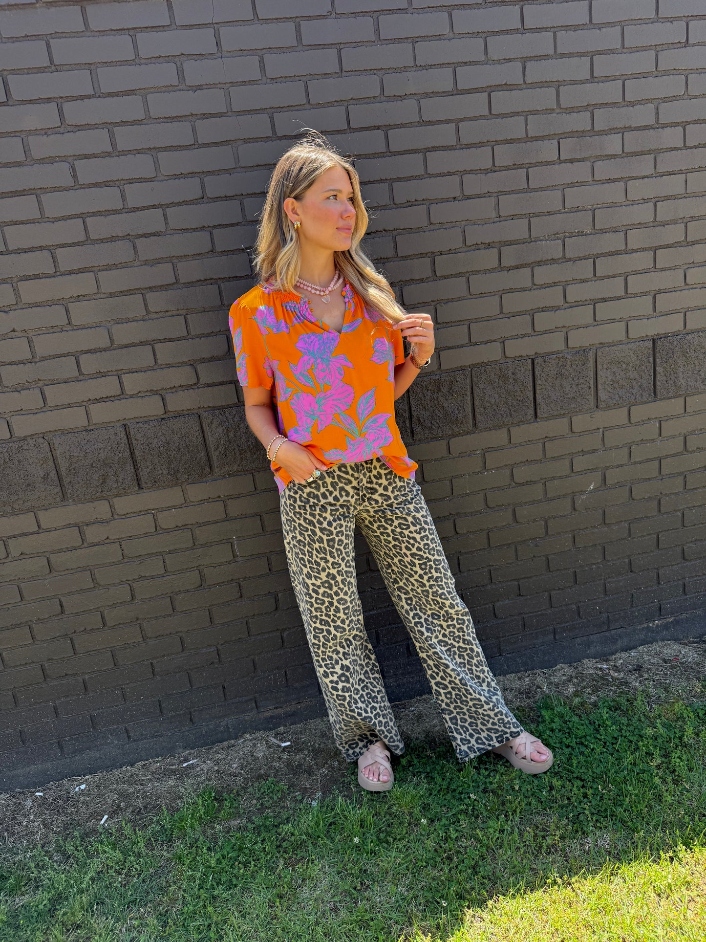 Raven Tangerine Top