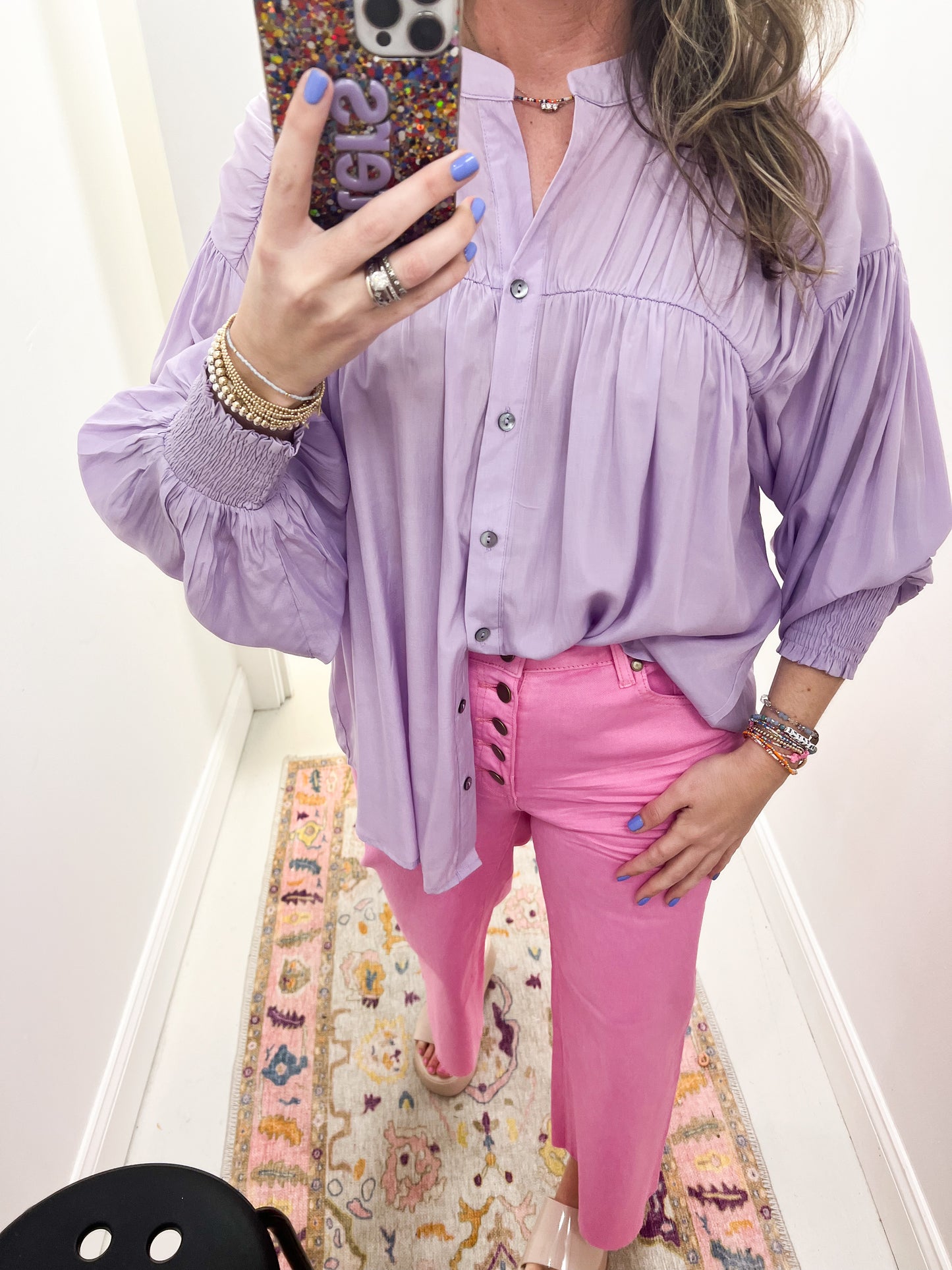 Nila Lavender Top