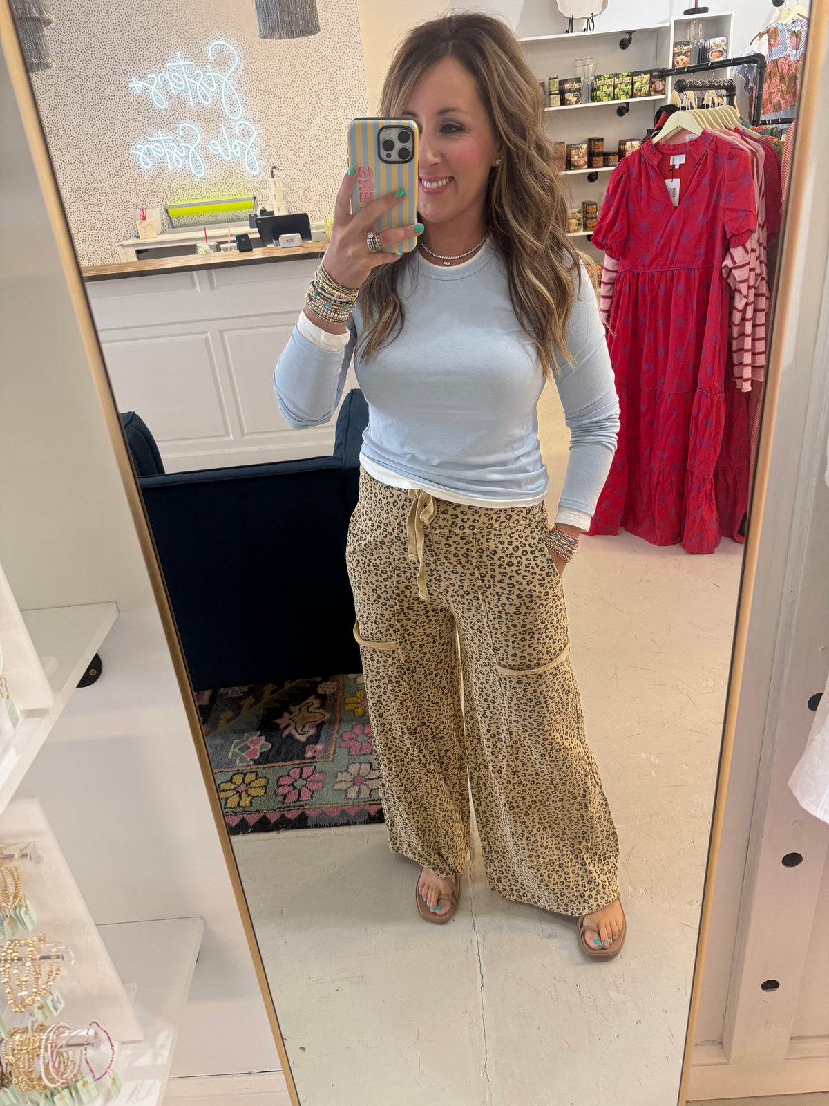 Nila Leopard Pants