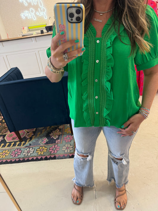 Bex Green Top