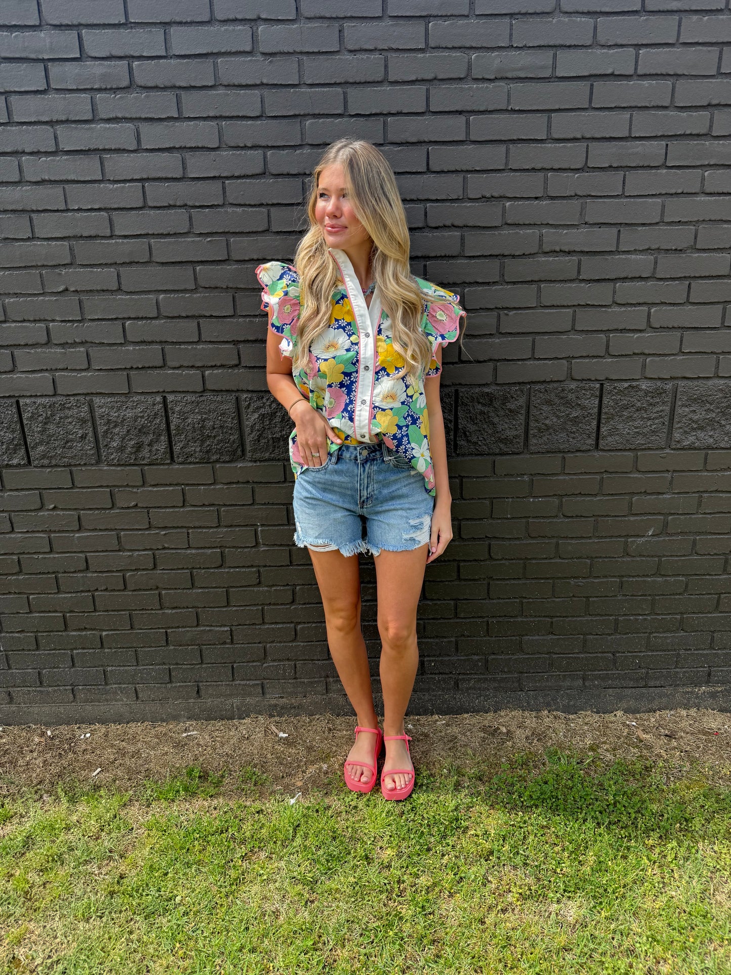 Nina Boyfriend Midi Shorts